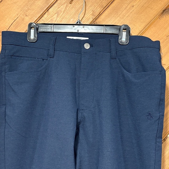 Original Penguin Stretch Navy Blue Pants 34x30 - Picture 2 of 6